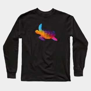 Rainbow Turtle Long Sleeve T-Shirt